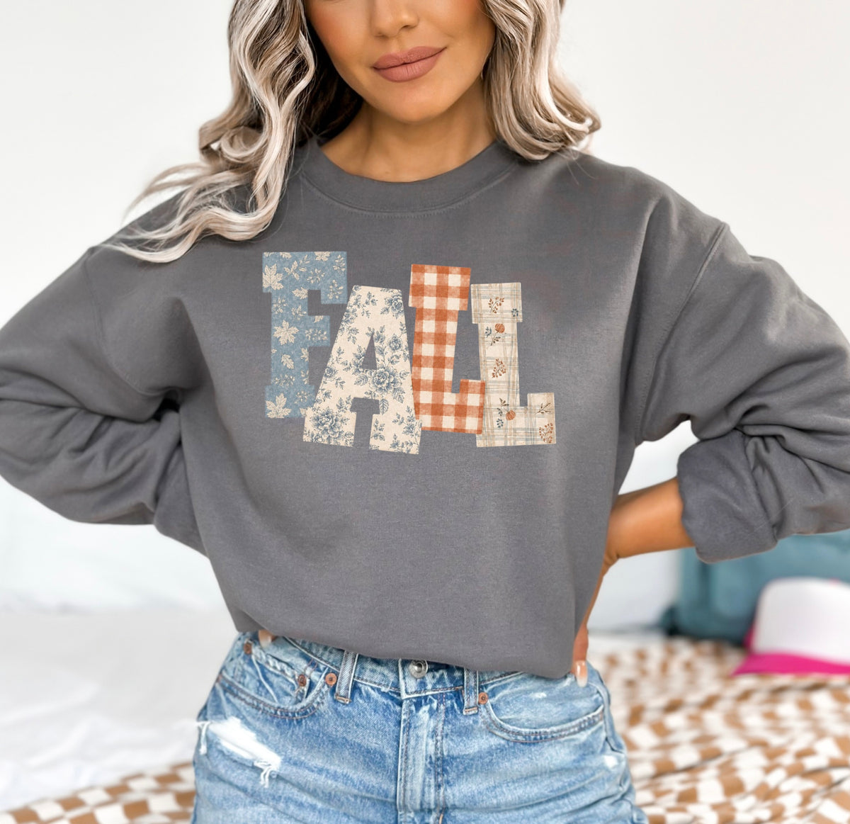 Fall Graphic Tee, Fall Crewneck Sweatshirt