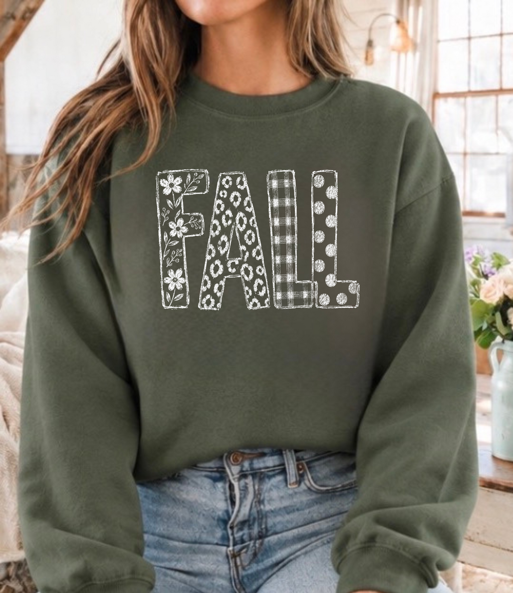 Fall Graphic Tee, Fall Crewneck Sweatshirt