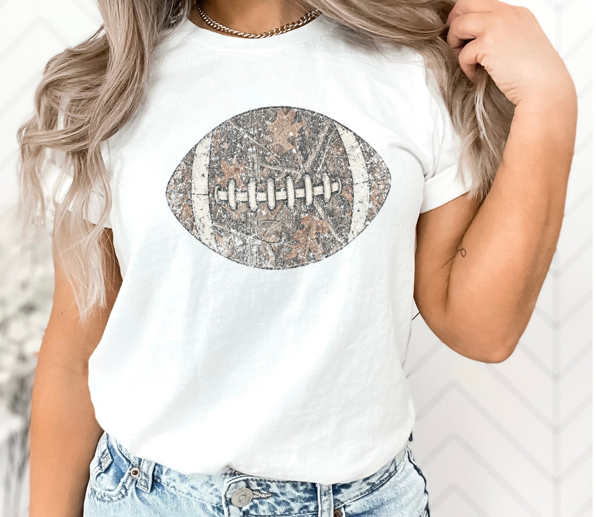 Football Graphic Tee, Camo Football Sweatshirt