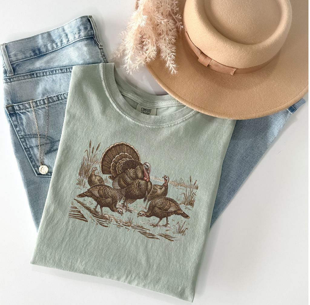 Retro Turkey T-Shirt, Vintage Turkey Graphic Sweatshirt