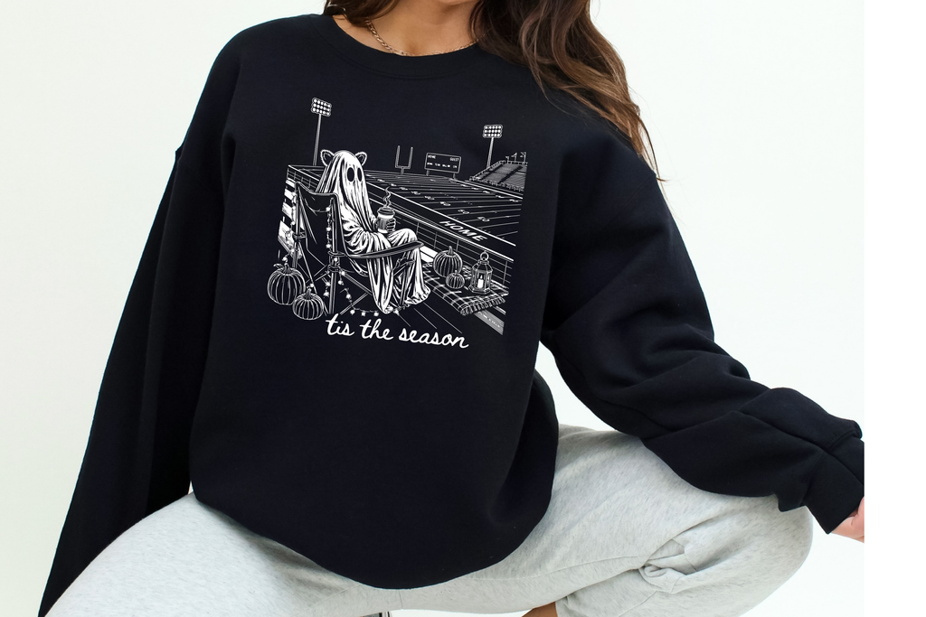 Football Graphic Tee, Football Crewneck Sweatshirt