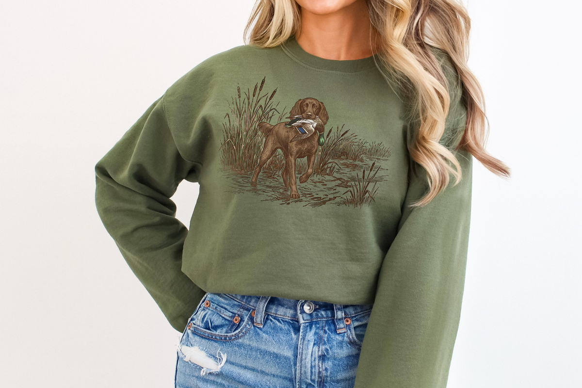 Retro Duck Hunting T-Shirt, Duck Hunting Graphic Sweatshirt