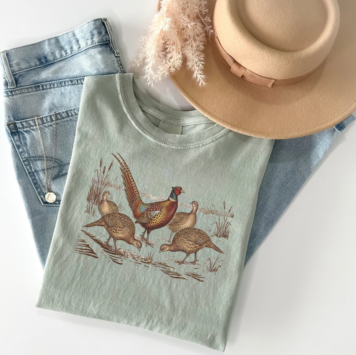Pheasant T-Shirt, Vintage Pheasant Graphic Sweatshirt