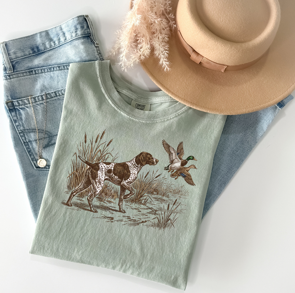Retro Duck Hunting T-Shirt, Duck Hunting Graphic Sweatshirt