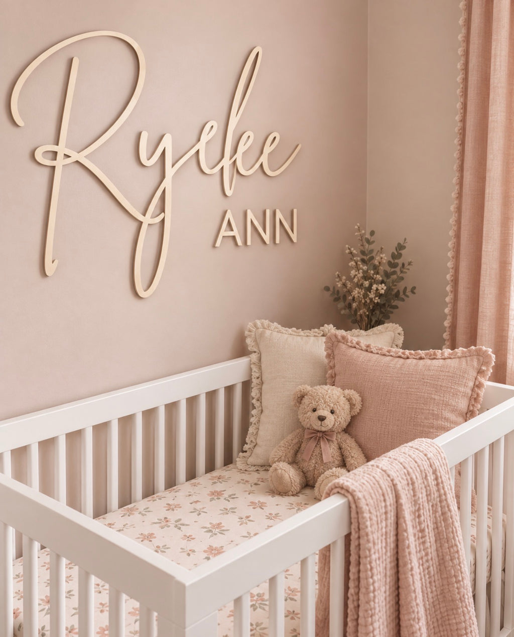 Nursery Name Sign | Baby Wood Name Sign | Wood Letters For Nursery | Custom Name Sign | Name Sign For Nursery | Wall Name Sign | Crib Sign