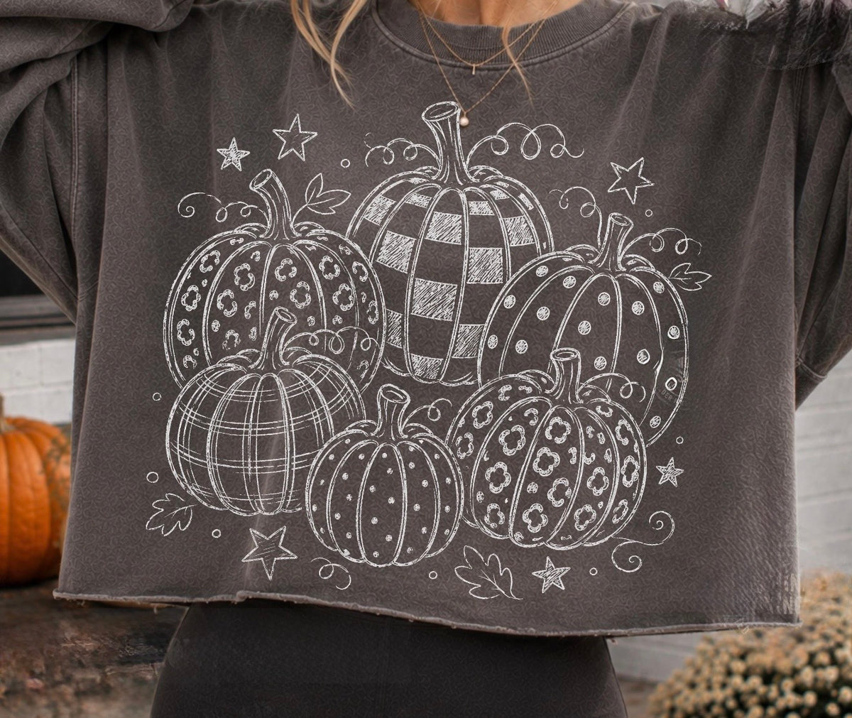 Fall Graphic Tee, Fall Pumpkin Crewneck Sweatshirt