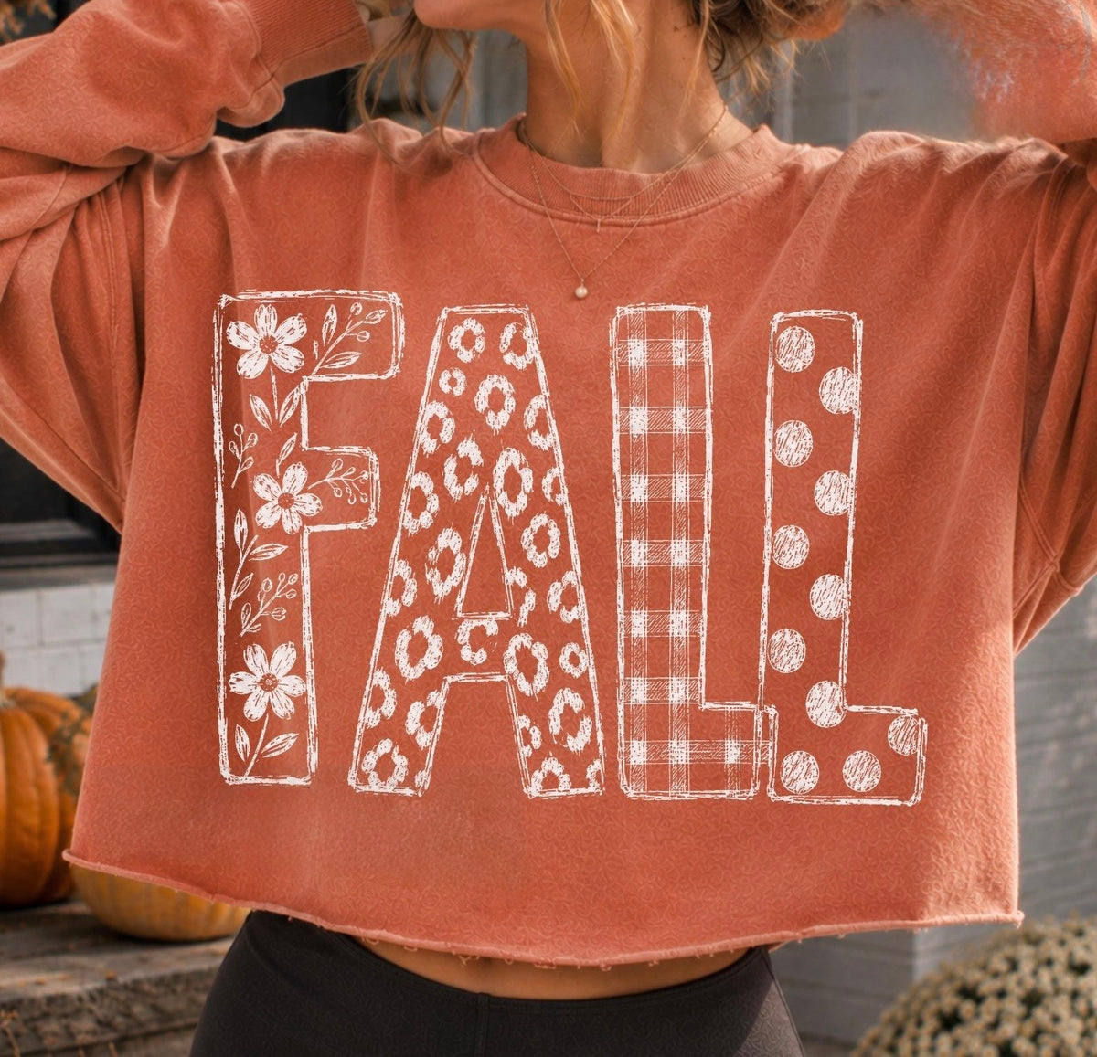 Fall Graphic Tee, Fall Crewneck Sweatshirt