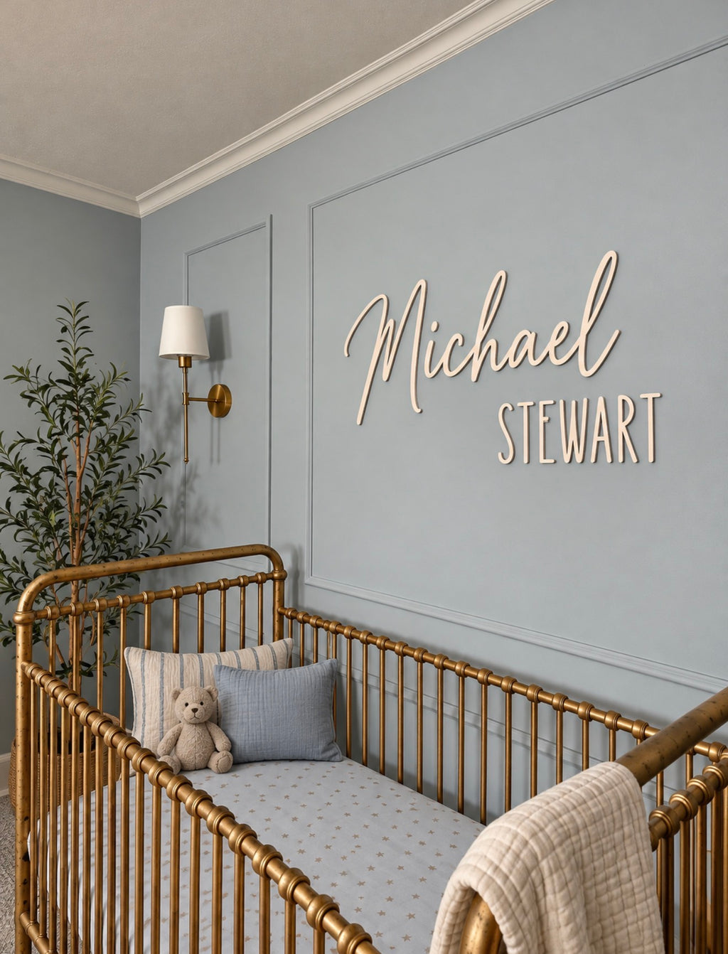 Nursery Name Sign | Baby Wood Name Sign | Wood Letters For Nursery | Custom Name Sign | Name Sign For Nursery | Wall Name Sign | Crib Sign