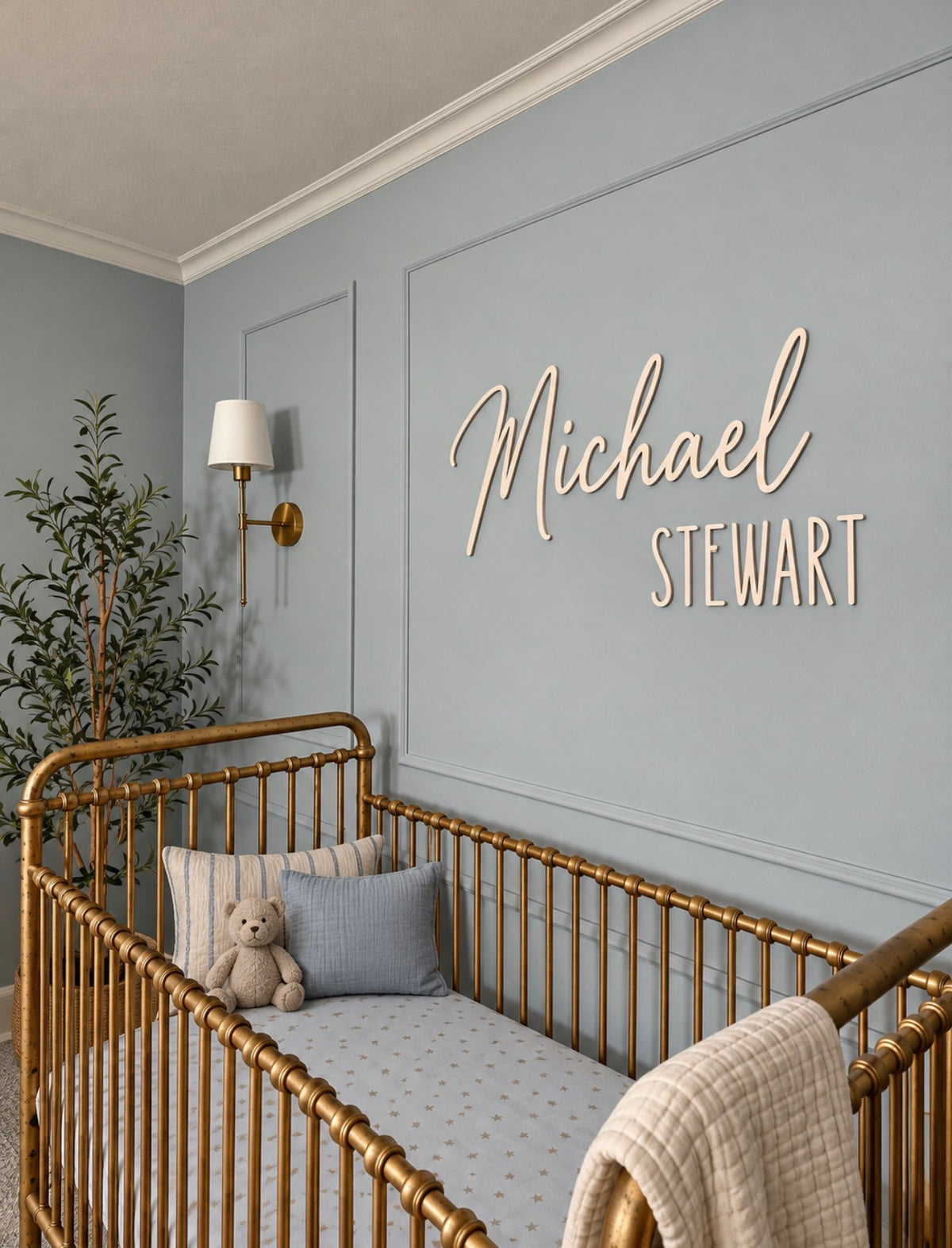 Nursery Name Sign | Baby Wood Name Sign | Wood Letters For Nursery | Custom Name Sign | Name Sign For Nursery | Wall Name Sign | Crib Sign