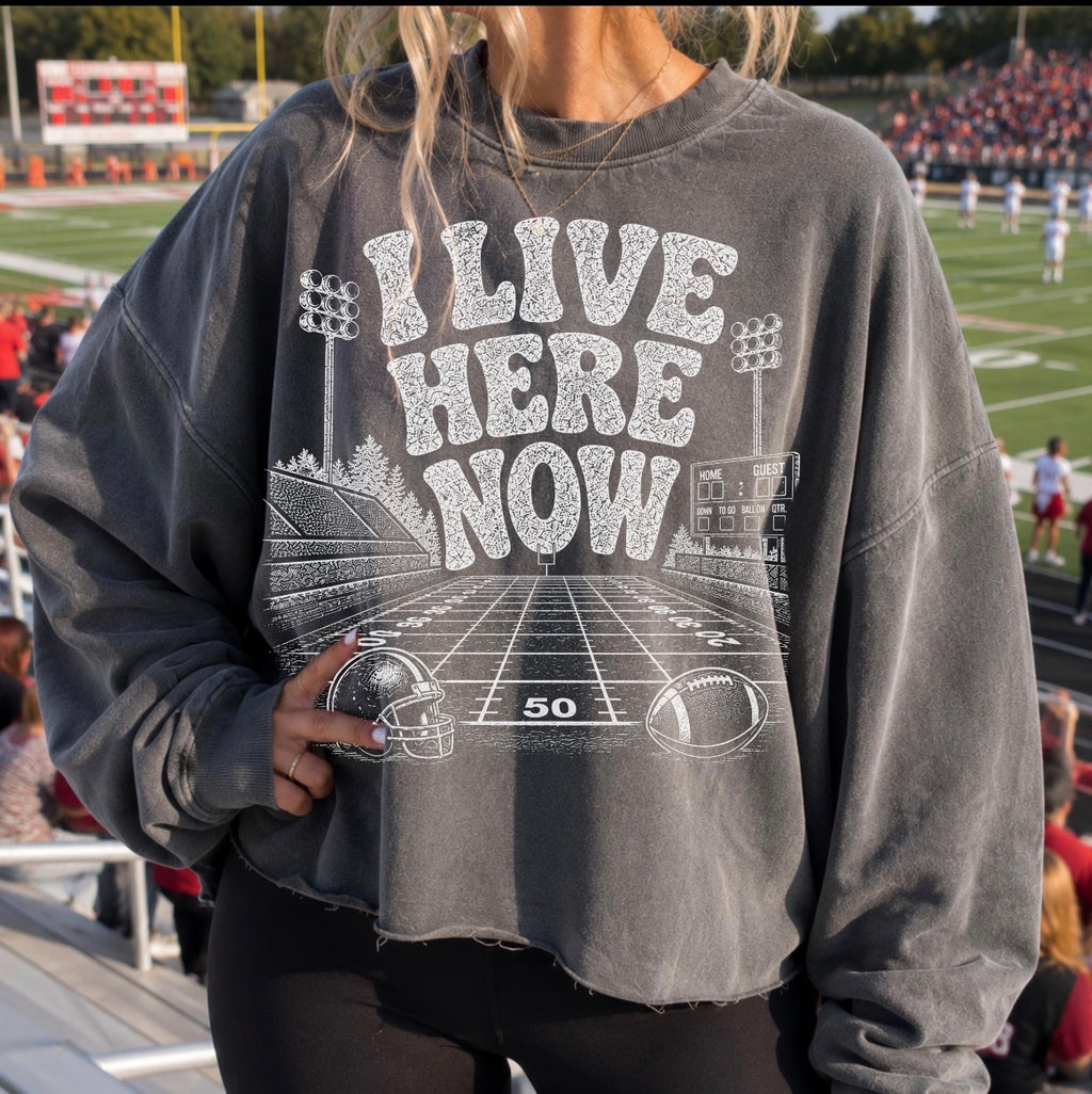 Fall Graphic Tee, Football Crewneck Sweatshirt