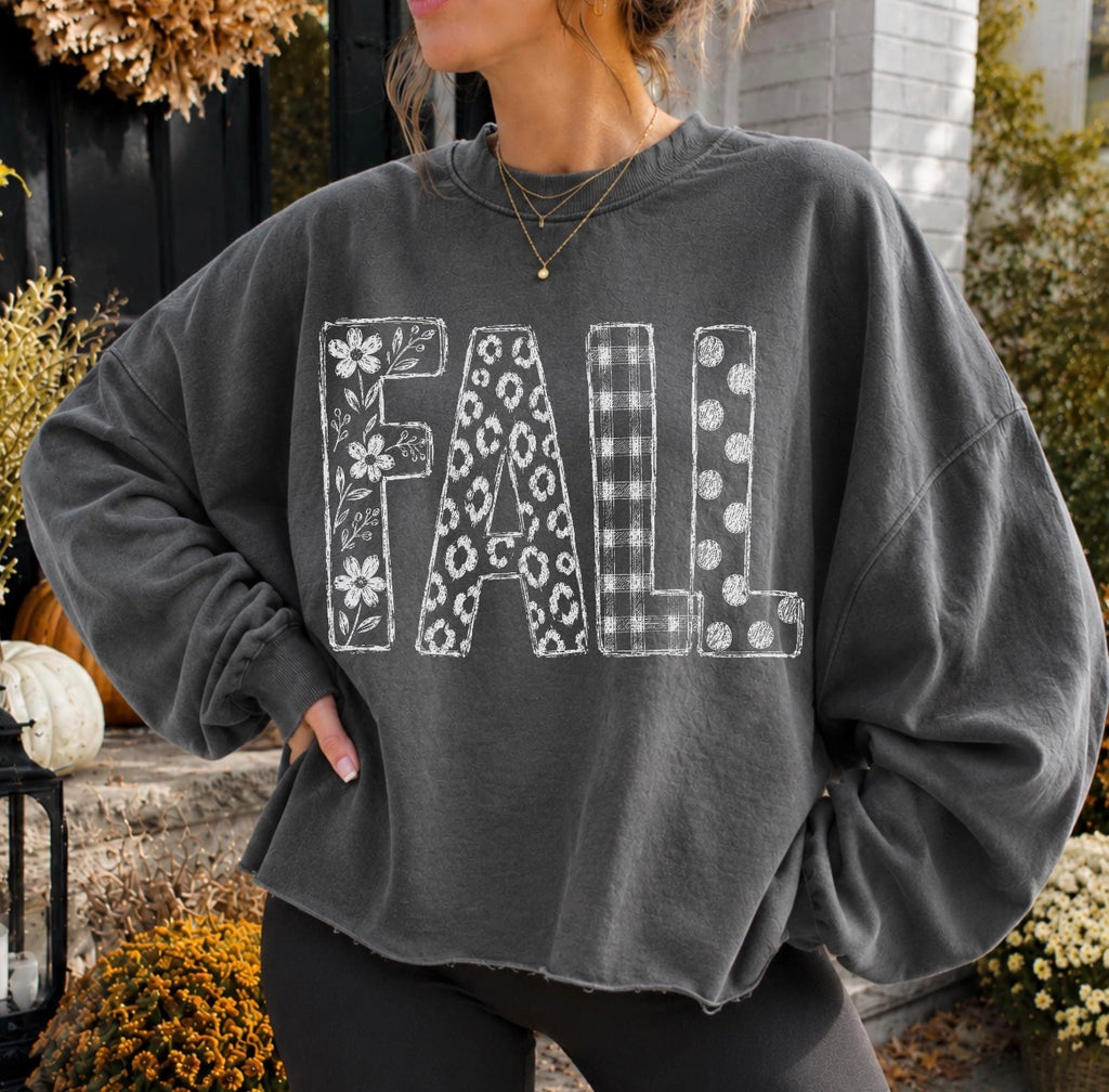 Fall Graphic Tee, Fall Crewneck Sweatshirt