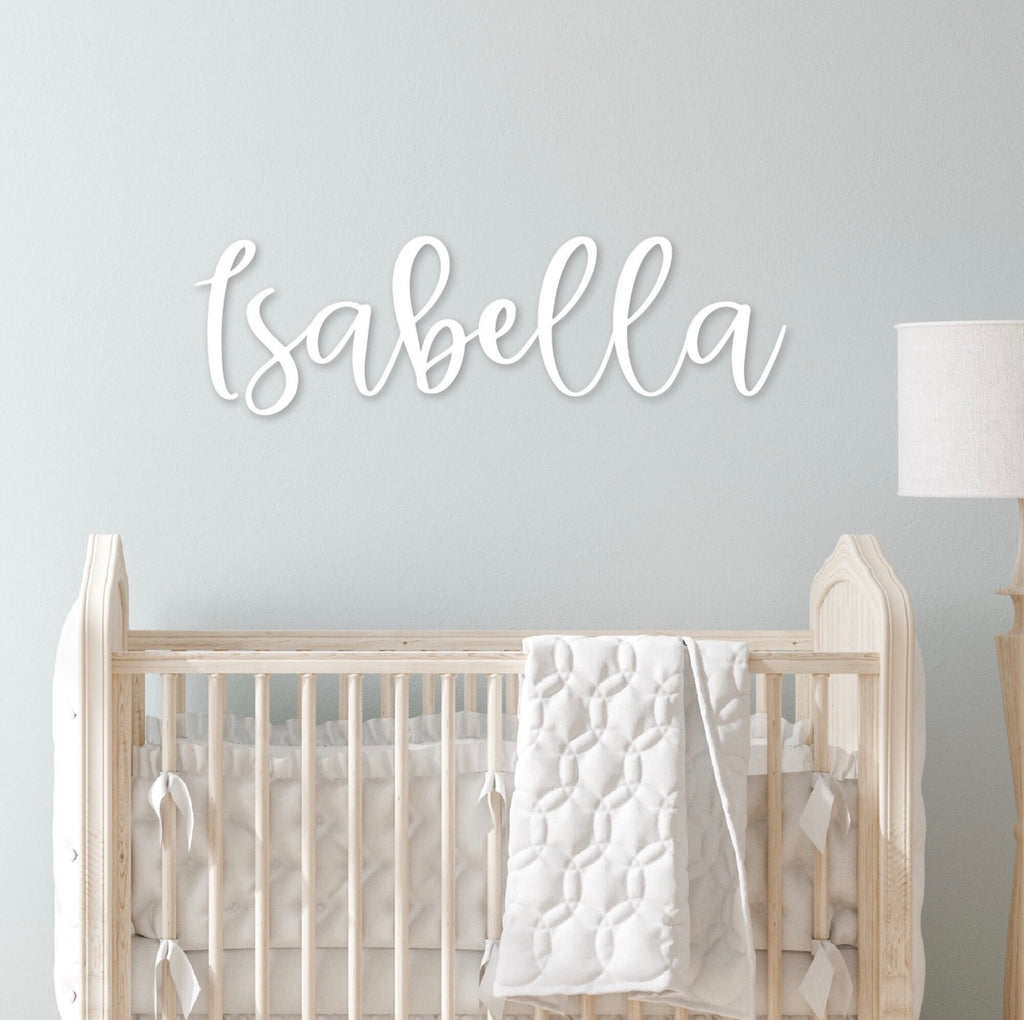 Nursery Name Sign | Baby Wood Name Sign | Wood Letters For Nursery | Custom Name Sign | Name Sign For Nursery | Wall Name Sign | Crib Sign