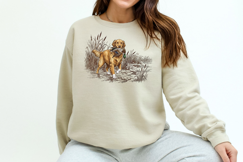 Retro Duck Hunting T-Shirt, Duck Hunting Graphic Sweatshirt