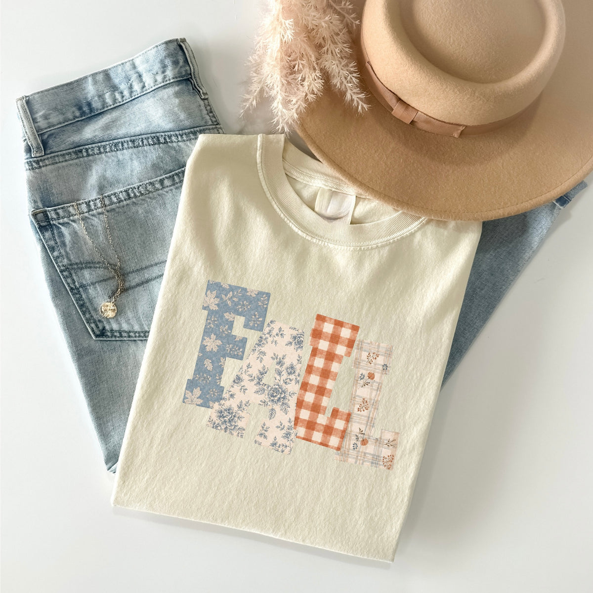 Fall Graphic Tee, Fall Crewneck Sweatshirt