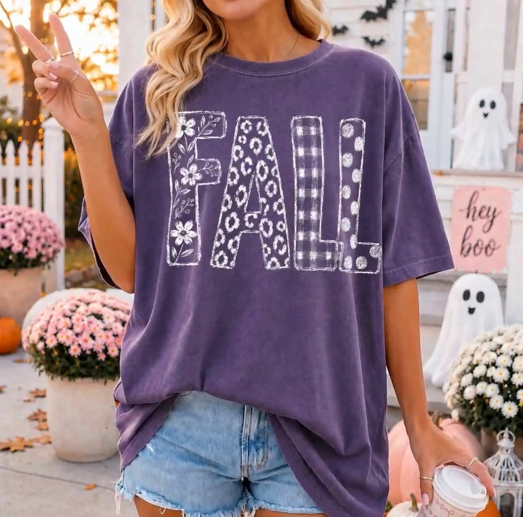 Fall Graphic Tee, Fall Crewneck Sweatshirt